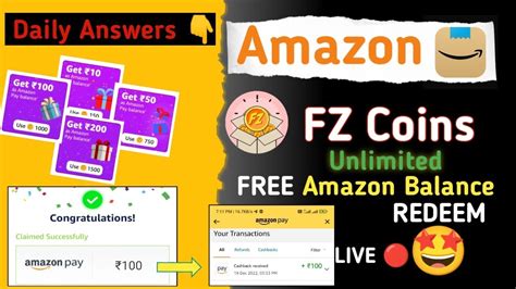 Amazon FZ Coin How To Earn Fz Coin Amazon Fz Coin Quiz Answer