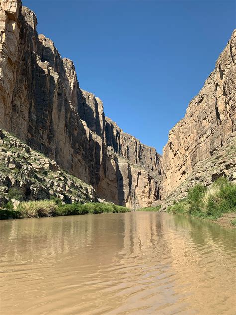 The Rio Grande At Santa Elena Canyon Big Bend National Park Hiking