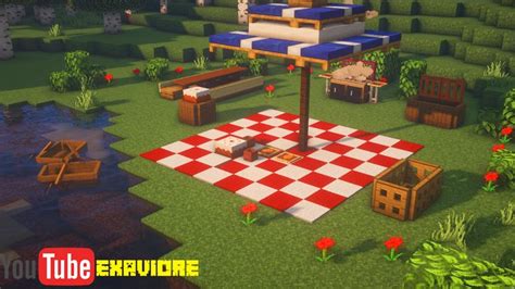 A Simple Picnic Setup Wanna Hang Out Here DetailCraft Minecraft