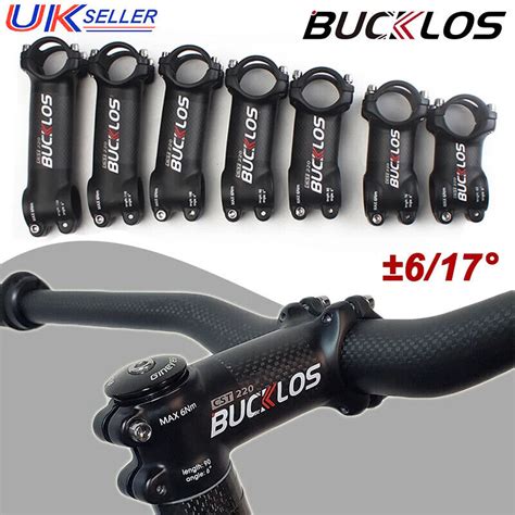 Bucklos Mm Carbon Fiber Aluminum Handlebar Stem Mountain Bike