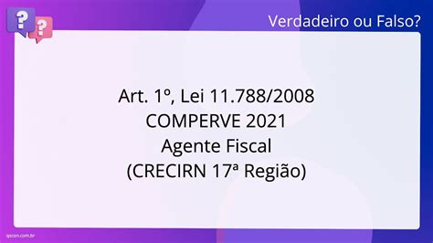 Qscon Direito Art Lei Comperve Agente Fiscal