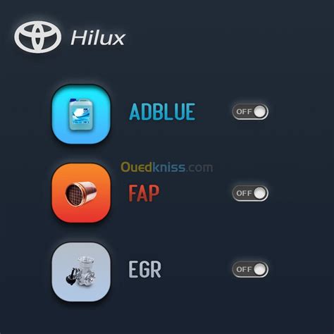 Désactivation Adblue FAP EGR Toyota Hilux Oran Oran Ouedkniss