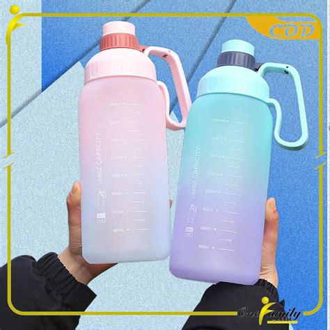 Jual Botol Minum Viral Motivasi 2 Liter Botol Minum Penanda Waktu