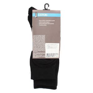 Livraison Domicile Dim Mi Chaussettes Coton Noires X Taille