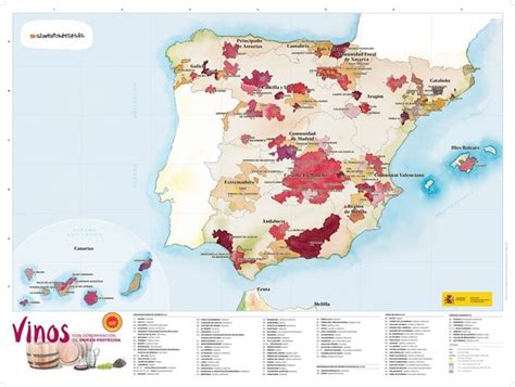 Alacena Envolver panorama mapa denominacion de origen vinos españa ego