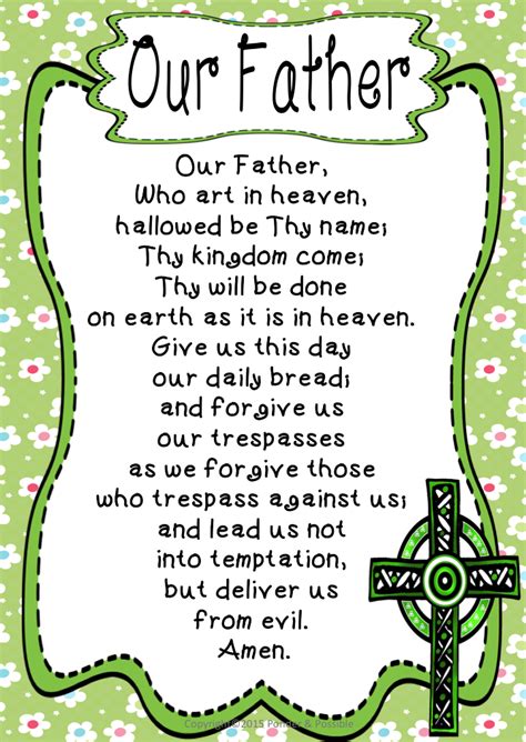 Free Printable Catholic Our Father Prayer