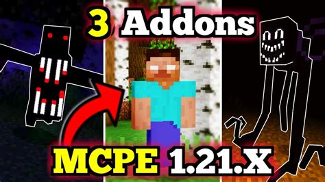 Los 3 MEJORES Addons De TERROR Para MCPE 1 21 X Addons