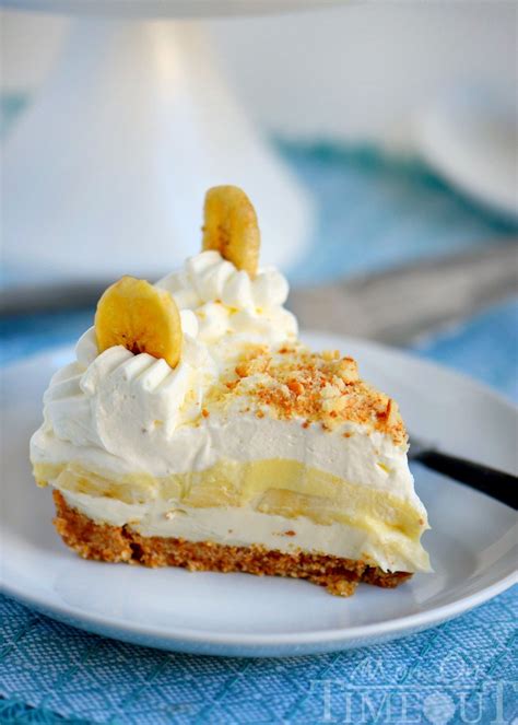 No Bake Banana Cream Pudding Cheesecake Mom On Timeout