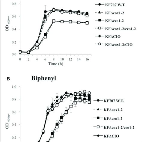 Growth Curves Of Kf707 Wt And Deletion Mutant Strains Table 1