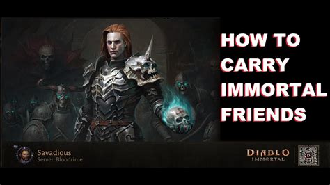 Diablo Immortal How To Carry Your Op Immortal Friends Thru Challenge