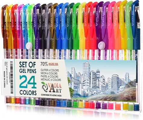 Vaola Art Color Gel Pens Gel Pens For Kids Coloring