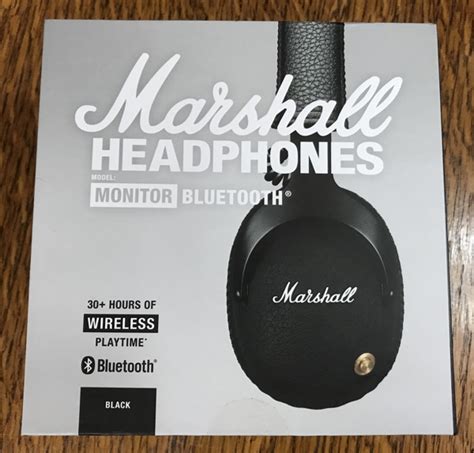 Review Marshall Monitor Bluetooth Wireless Over Ear Headphones