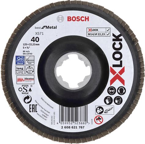 Bosch Tarcza Listkowa Mm Gr X Lock Do Metalu