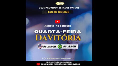 Culto Deus Provedor EUA YouTube