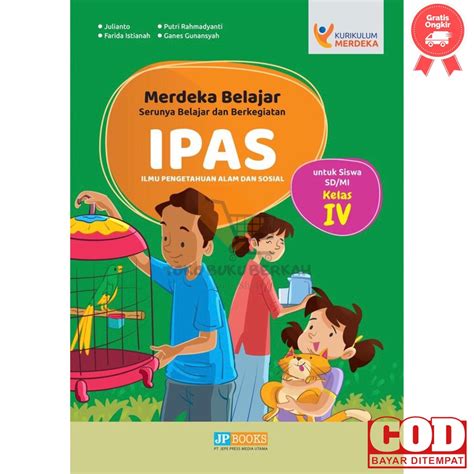 Jual Jp Books Kurmer Buku Pendamping Ipas Kelas Sd Mi