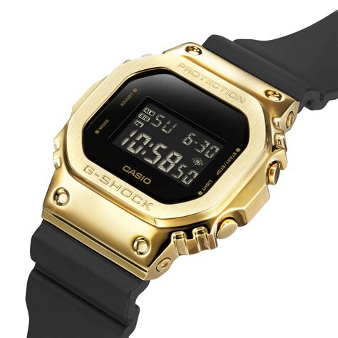 Reloj G Shock Gm 5600g 9d Resinaacero Hombre Dorado Btime