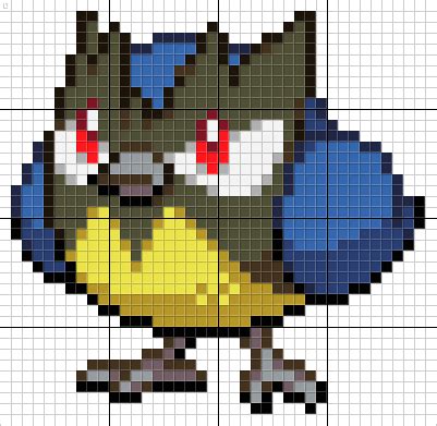 rookidee pokemon pixel art pattern pixel art pokemon pixel art
