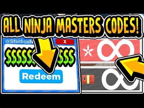 ALL SECRET NINJA MASTERS UPDATE 1 CODES 2019 Ninja Masters