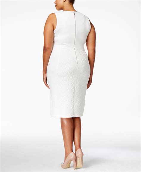 Plus Size White Sheath Dress Atelier Yuwaciaojp