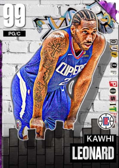 Nba K Kdb Custom Card Oop Kawhi