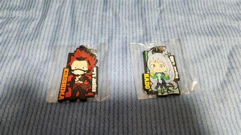 My Hero Academia Boku No Hero Kirishima And Hado Rubber Keychains