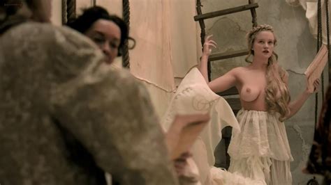 Laura Haddock And Busty Blond Nude Topless Da Vinci S Demons 2013