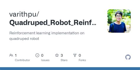 Github Varithpu Quadruped Robot Reinforcement Learning Reinforcement