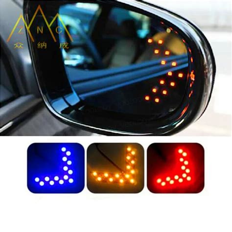 Novo 14 Smd Led Seta Painel Para O Carro Retrovisor Espelho Indicador