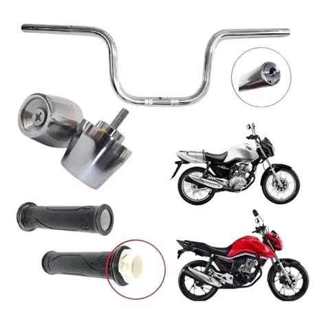 KIT Guidao Cargo Manopla C Roldana Peso Pezinho PCX Cg Fan Escorrega