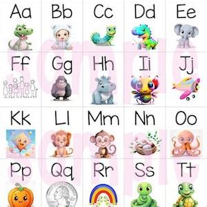 ABC Chart, Learning Letter Sounds, Jack Hartmann, Alphabet Song, ABC ...