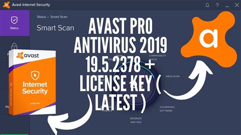 Avast Pro Antivirus 2019 19 5 2378 License Key Latest YouTube