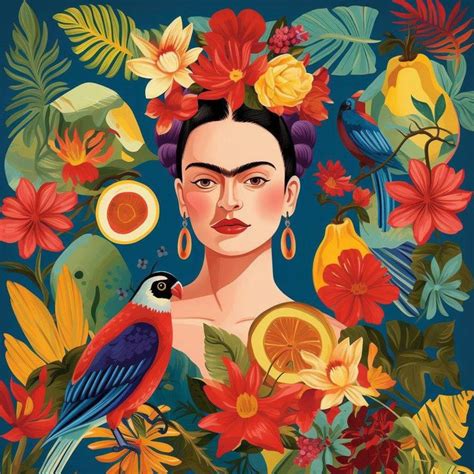 Pin On Mi Frida Kahlo Te Cielo Vintage Poster Art Pop Art