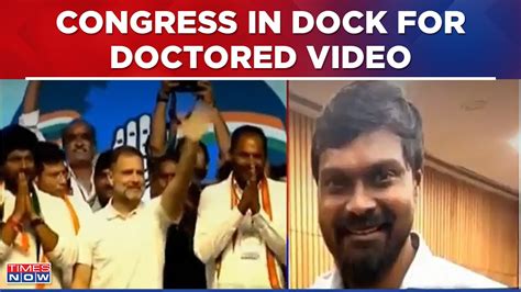 Who Is Arun Reddy Man Behind Amit Shah Fake Video Congress Criticizes