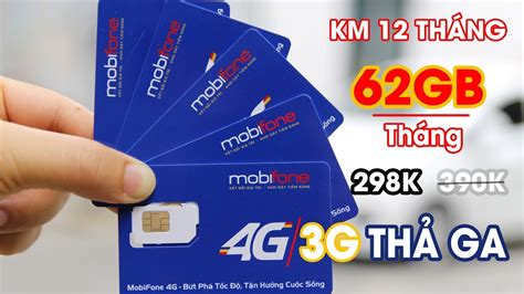 SIM 3G 4G Mobifone Siêu Khủng 62GB tháng trong 12 tháng Siêu Thị 3G