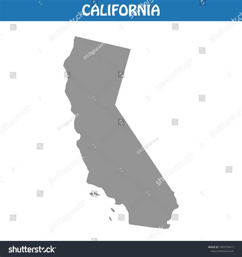 California Map Vector Editable Maps Stock Vector (Royalty Free ...