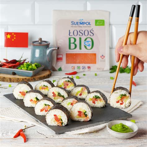 Suempol Sushi z łososiem BIO Suempol