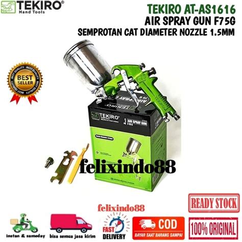 Jual Spray Gun F Tekiro Alat Semprot Cat Tabung Atas Original At