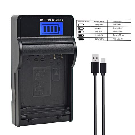 Battery Lcd Usb Charger For Canon Nb L Nb Lh Powershot Sd Is