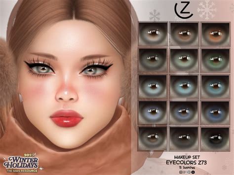 The Sims Resource Makeup Set Eyecolors Z