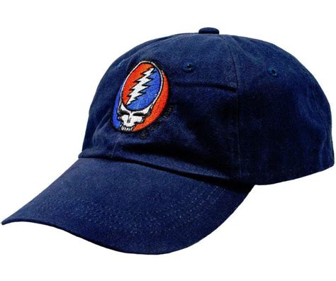 Grateful Dead Steal Your Face Hat Cap Stealie Baseball Cap Etsy