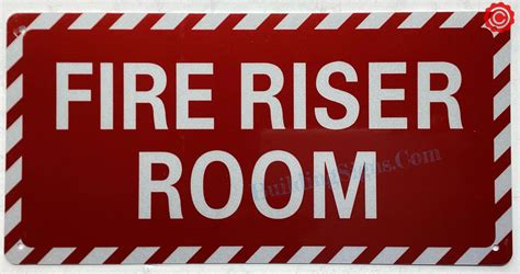 Fire Riser Room Sign Hpd Signs The Official Store