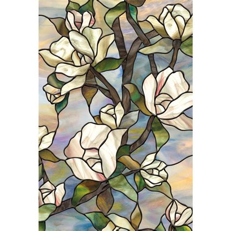 Artscape 24 In W X 36 In L Star Magnolia Decorative Window Film 01 0719 The Home Depot