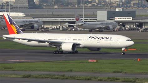 Philippine Airlines Boeing 777 300er Rp C7778 Pushback And Takeoff [hnd Rjtt] Youtube