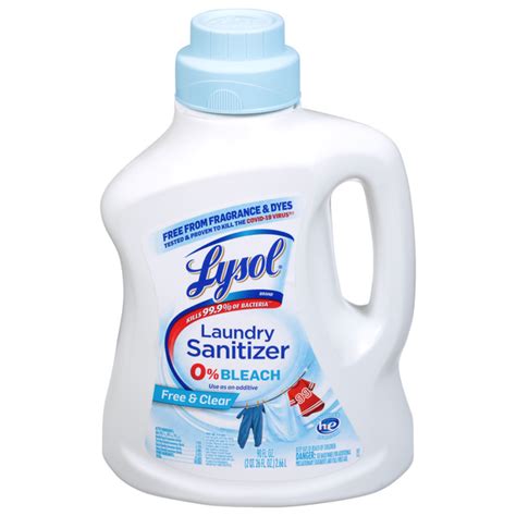 Save on Lysol Laundry Sanitizer 0% Bleach Free & Clear Order Online ...