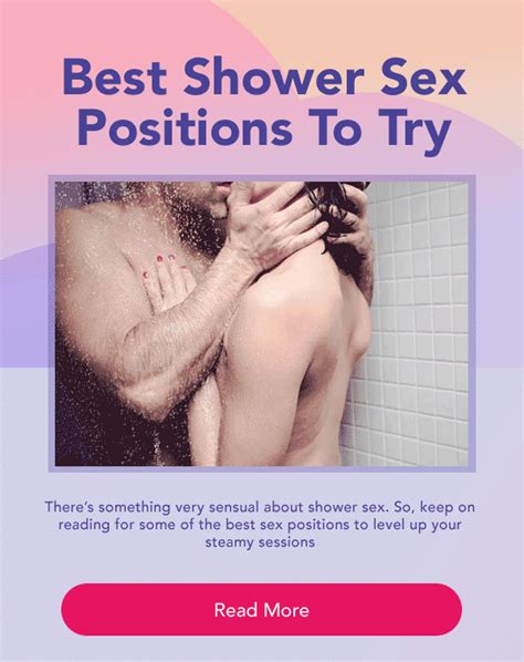 Best Shower Positions To Try Pinkcherry Ca Canada