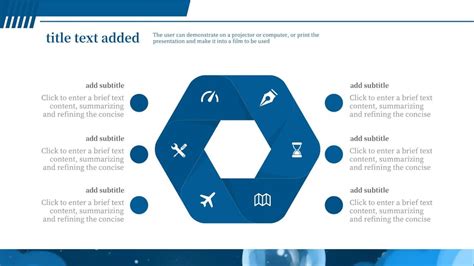 Blue Hexagonal Diagram On It Google Slide Theme And Powerpoint Template