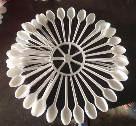 White Disposable Big Plastic Spoon Imli Tamarind For Event And Party