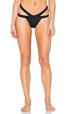 KOPPER ZINK Mia Bikini Bottom In Black REVOLVE