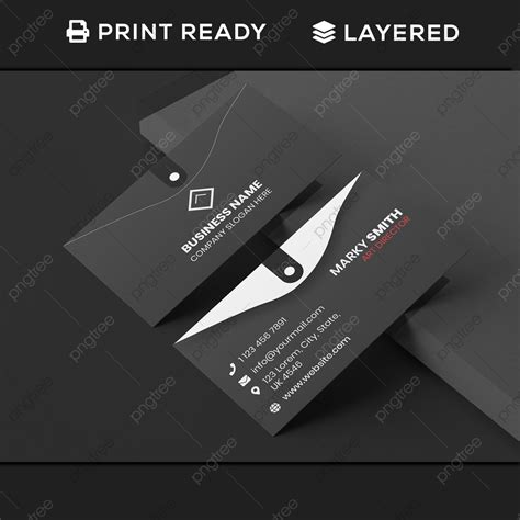 Envelope Business Card Template Download On Pngtree