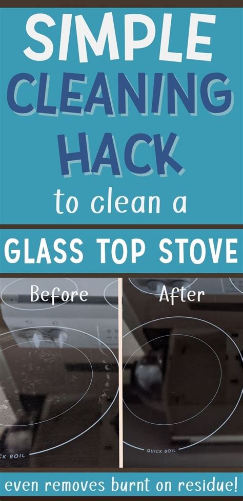 Cleaning A Glass Top Stove Is Easy With These Cleaning Tips For Your